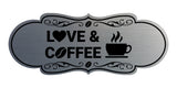 Designer Love and Coffee Wall or Door Sign