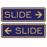 Classic Slide Door Sign