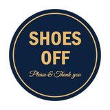 Signs ByLITA Circle Shoes off Please Thank you Sign