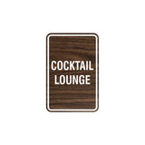 Portrait Round Cocktail Lounge Sign