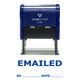 Emailed By Date Self Inking Rubber Stamp
