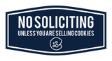 Fancy No Soliciting (Unless You Are Selling Cookies) Wall or Door Sign