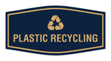 Fancy Plastic Recycling Wall or Door Sign