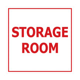 Signs ByLITA Square Storage Room Sign