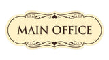 Designer Main Office Sign