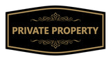 Signs ByLITA Fancy Private Property Sign