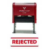 Rejected Self-Inking Office Rubber Stamp