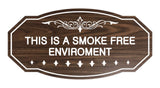 Victorian This Is A Smoke Free Environment Sign