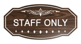 Signs ByLITA Victorian Staff Only Sign