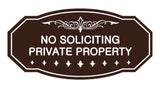 Victorian No Soliciting Private Property Sign