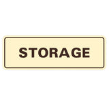Standard Storage Sign