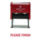 Please Finish Teacher Self Inking Rubber Stamp