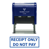 Receipt Only Do Not Pay Self Inking Rubber Stamp