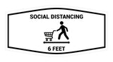 Fancy Social Distancing Sign