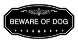 Victorian Beware Of Dog Sign