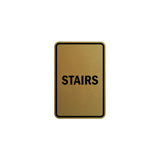 Portrait Round Stairs Sign