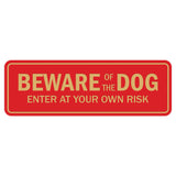 Standard Beware Of The Dog Sign